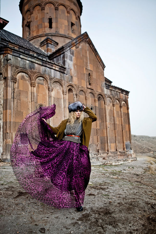 Illustration for article titled Elle Turkey Shoots Fashion Spread In Ruined Armenian City